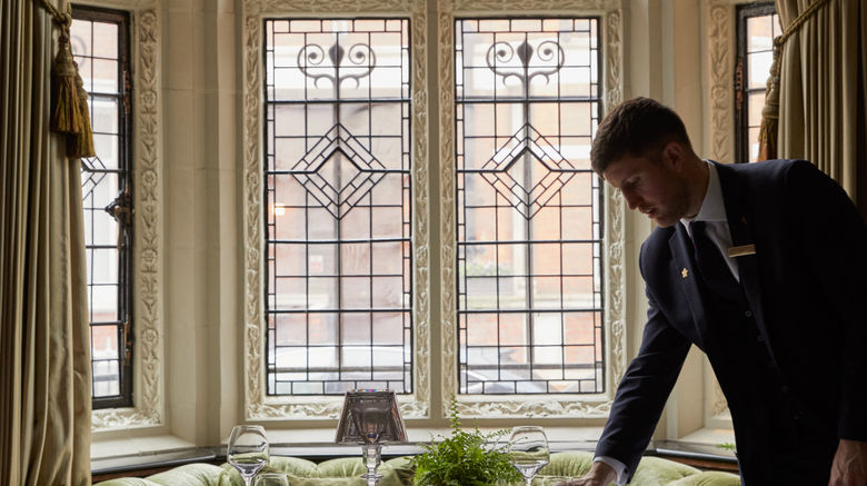 <b>The Milestone Hotel and Residences Restaurant</b>. Images powered by <a href=https://www.travelagewest.com/Hotels/London/