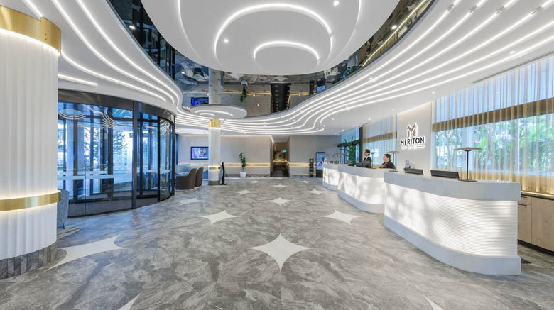 <b>Meriton Suites Broadbeach Lobby</b>. Images powered by <a href="https://www.leonardoworldwide.com/" title="Leonardo Worldwide" target="_blank">Leonardo</a>.