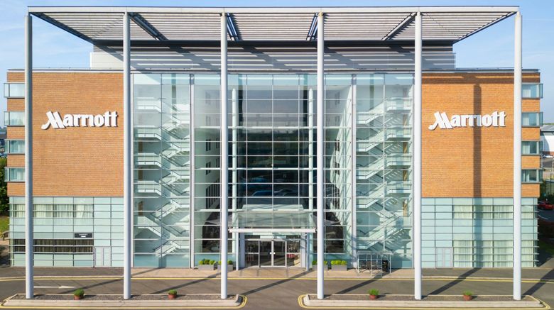 Leicester Marriott Hotel Exterior. Images powered by <a href="https://www.leonardoworldwide.com" target="_blank" rel="noopener">Leonardo</a>.