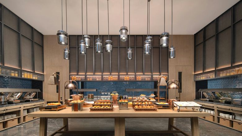 <b>Four Points Dalian Donggang Restaurant</b>. Images powered by <a href="https://www.leonardoworldwide.com/" title="Leonardo Worldwide" target="_blank">Leonardo</a>.