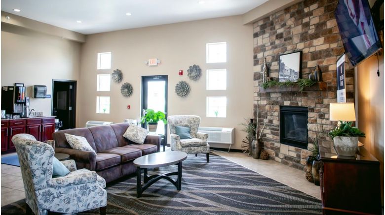 <b>Cobblestone Inn & Suites Clarinda Lobby</b>. Images powered by <a href="https://www.leonardoworldwide.com/" title="Leonardo Worldwide" target="_blank">Leonardo</a>.