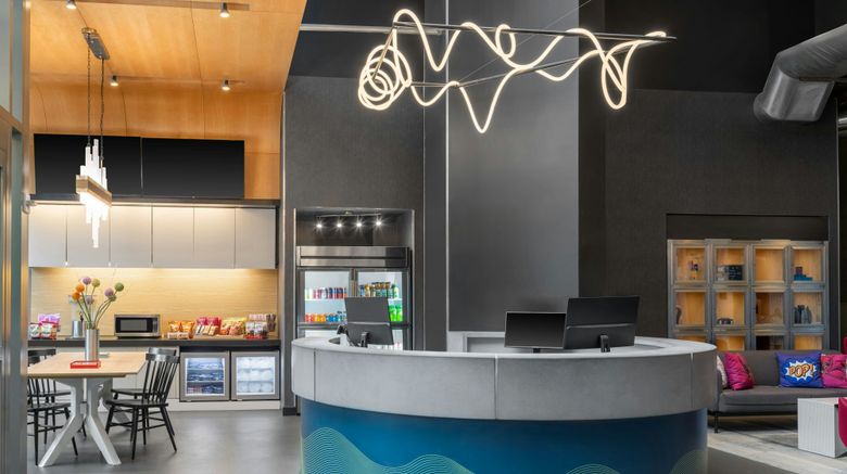 <b>aloft New York Brooklyn Lobby</b>. Images powered by <a href="https://www.leonardoworldwide.com/" title="Leonardo Worldwide" target="_blank">Leonardo</a>.