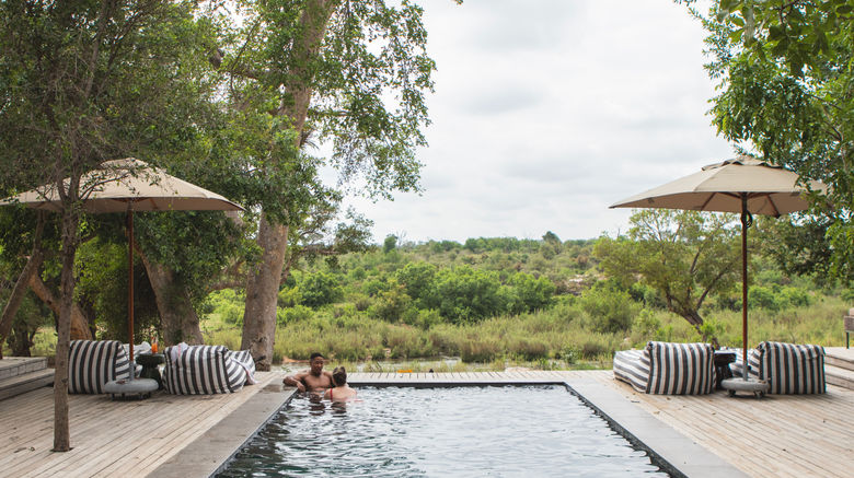 <b>Lion Sands River Lodge, Sabi Sands Pool</b>. Images powered by <a href="https://www.leonardoworldwide.com/" title="Leonardo Worldwide" target="_blank">Leonardo</a>.