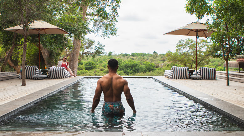 <b>Lion Sands River Lodge, Sabi Sands Pool</b>. Images powered by <a href="https://www.leonardoworldwide.com/" title="Leonardo Worldwide" target="_blank">Leonardo</a>.