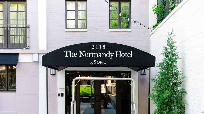 <b>The Normandy Hotel Exterior</b>. Images powered by <a href="https://www.leonardoworldwide.com/" title="Leonardo Worldwide" target="_blank">Leonardo</a>.