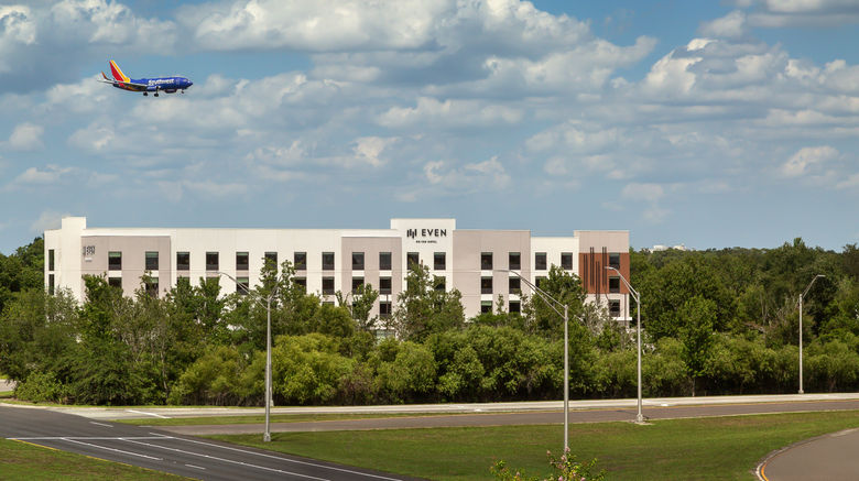 <b>EVEN Hotel Orlando International Airport Exterior</b>. Images powered by <a href="https://www.leonardoworldwide.com/" title="Leonardo Worldwide" target="_blank">Leonardo</a>.