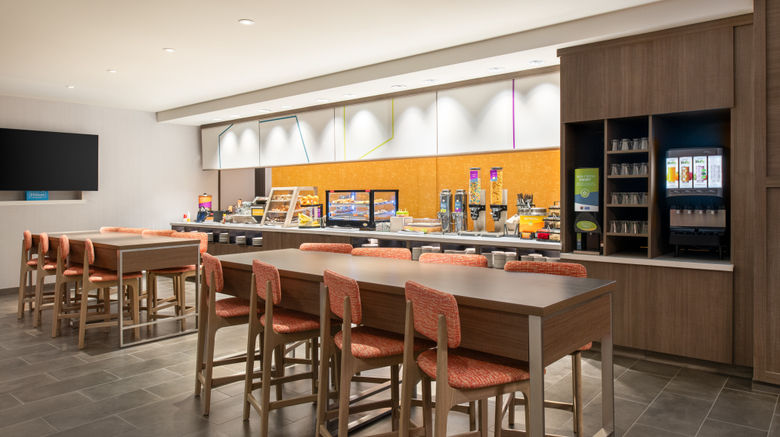 <b>Home2 Hilton Woodland SAC Restaurant</b>. Images powered by <a href="https://www.leonardoworldwide.com/" title="Leonardo Worldwide" target="_blank">Leonardo</a>.