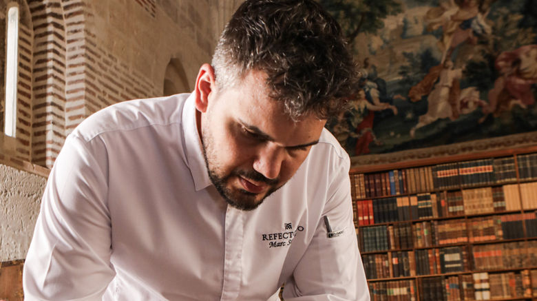 <b>Abadia Retuerta Le Domaine Restaurant</b>. Images powered by <a href="https://www.leonardoworldwide.com/" title="Leonardo Worldwide" target="_blank">Leonardo</a>.