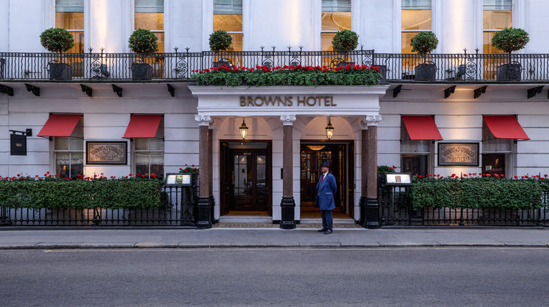 <b>Rocco Forte Brown's Hotel Exterior</b>. Images powered by <a href="https://www.leonardoworldwide.com/" title="Leonardo Worldwide" target="_blank">Leonardo</a>.