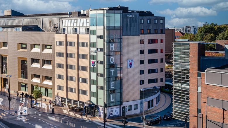 CABINN Odense Hotel Exterior. Images powered by <a href="https://www.leonardoworldwide.com" target="_blank" rel="noopener">Leonardo</a>.