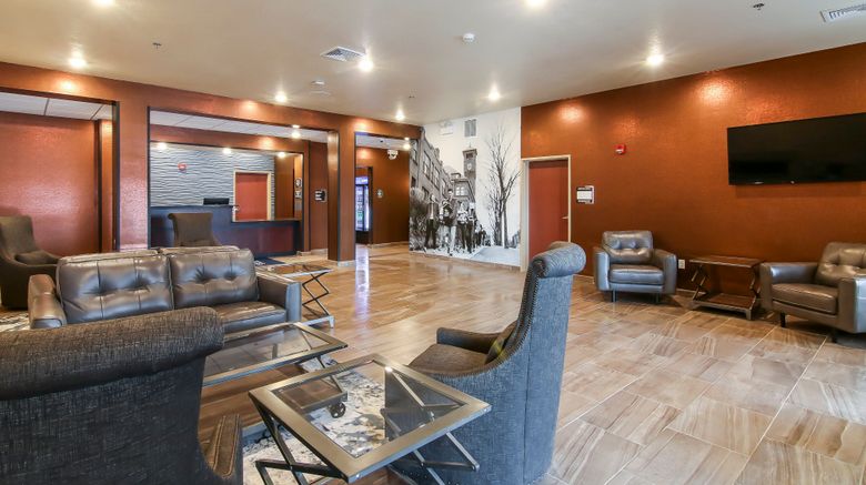 <b>Cobblestone Inn & Suites Menomonie Lobby</b>. Images powered by <a href="https://www.leonardoworldwide.com/" title="Leonardo Worldwide" target="_blank">Leonardo</a>.