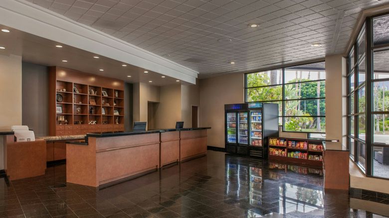 <b>Four Points by Sheraton San Diego Lobby</b>. Images powered by <a href="https://www.leonardoworldwide.com/" title="Leonardo Worldwide" target="_blank">Leonardo</a>.