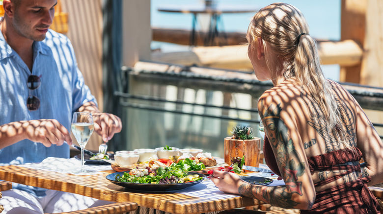 <b>La Mer Resort Spa Crete Restaurant</b>. Images powered by <a href="https://www.leonardoworldwide.com/" title="Leonardo Worldwide" target="_blank">Leonardo</a>.