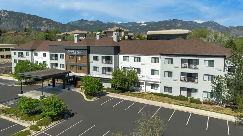 <b>Courtyard Colorado Springs South Exterior</b>. Images powered by <a href="https://www.leonardoworldwide.com/" title="Leonardo Worldwide" target="_blank">Leonardo</a>.