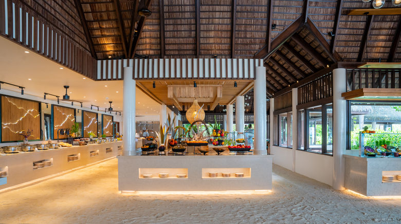 <b>Veligandu Huraa Island Resort Restaurant</b>. Images powered by <a href="https://www.leonardoworldwide.com/" title="Leonardo Worldwide" target="_blank">Leonardo</a>.