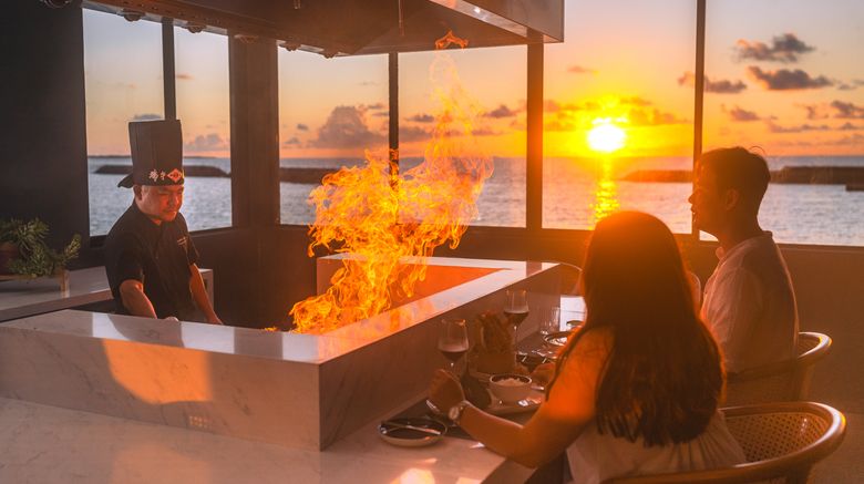 <b>Veligandu Huraa Island Resort Restaurant</b>. Images powered by <a href="https://www.leonardoworldwide.com/" title="Leonardo Worldwide" target="_blank">Leonardo</a>.