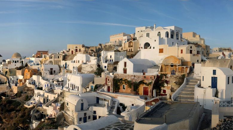 <b>Art Maisons Aspaki and Oia Castle Hotel Exterior</b>. Images powered by <a href="https://www.leonardoworldwide.com/" title="Leonardo Worldwide" target="_blank">Leonardo</a>.