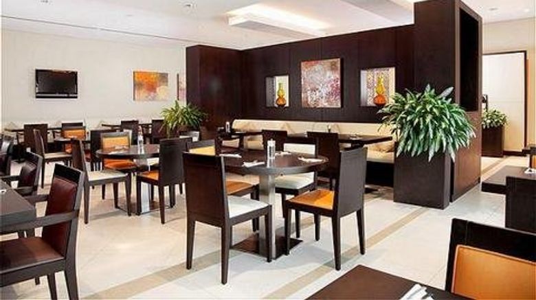 <b>Holiday Inn Express Dubai, Safa Park Restaurant</b>. Images powered by <a href="https://www.leonardoworldwide.com/" title="Leonardo Worldwide" target="_blank">Leonardo</a>.