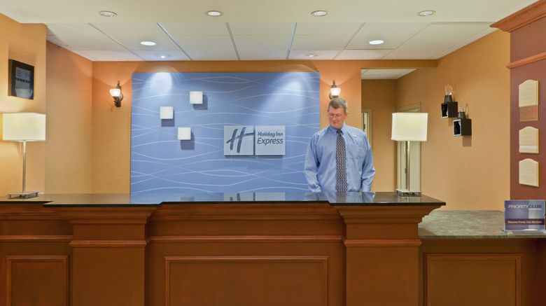<b>Holiday Inn Express & Suites Kent State Lobby</b>. Images powered by <a href="https://www.leonardoworldwide.com/" title="Leonardo Worldwide" target="_blank">Leonardo</a>.