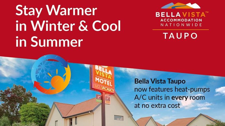 <b>Bella Vista Motel Taupo Exterior</b>. Images powered by <a href="https://www.leonardoworldwide.com/" title="Leonardo Worldwide" target="_blank">Leonardo</a>.