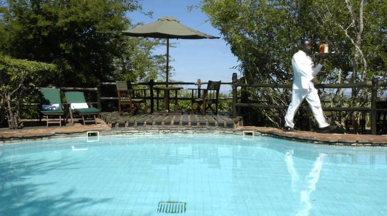 <b>andBeyond Grumeti Serengeti River Lodge Pool</b>. Images powered by <a href="https://www.leonardoworldwide.com/" title="Leonardo Worldwide" target="_blank">Leonardo</a>.