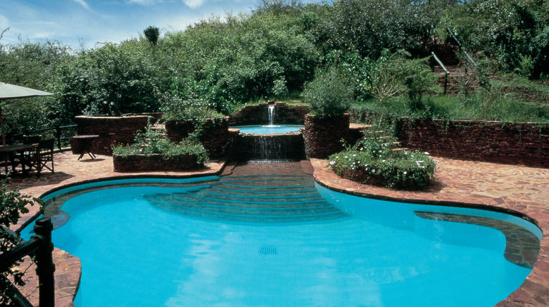 <b>andBeyond Grumeti Serengeti River Lodge Pool</b>. Images powered by <a href="https://www.leonardoworldwide.com/" title="Leonardo Worldwide" target="_blank">Leonardo</a>.