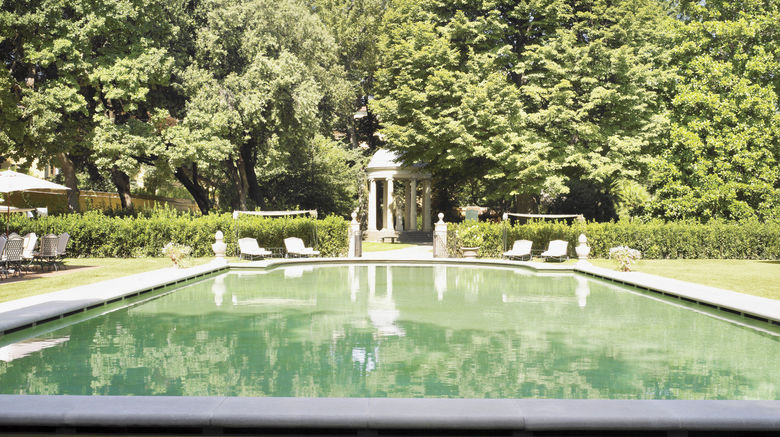 <b>Four Seasons Hotel Florence Pool</b>. Images powered by <a href=https://www.travelagewest.com/Hotels/Florence/