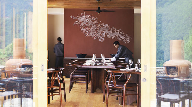 <b>COMO Uma Punakha Restaurant</b>. Images powered by <a href="https://www.leonardoworldwide.com/" title="Leonardo Worldwide" target="_blank">Leonardo</a>.