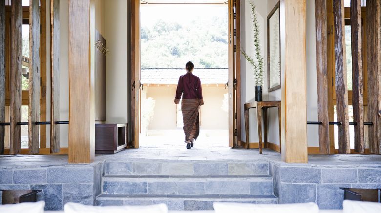 <b>COMO Uma Punakha Lobby</b>. Images powered by <a href="https://www.leonardoworldwide.com/" title="Leonardo Worldwide" target="_blank">Leonardo</a>.