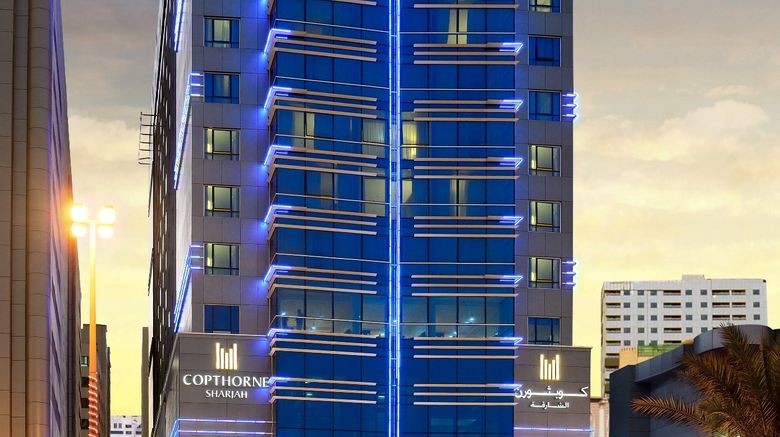Copthorne Hotel Sharjah Exterior. Images powered by <a href="https://www.leonardoworldwide.com" target="_blank" rel="noopener">Leonardo</a>.