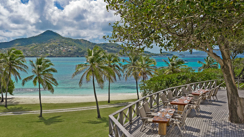 <b>Petit St Vincent Resort Restaurant</b>. Images powered by <a href="https://www.leonardoworldwide.com/" title="Leonardo Worldwide" target="_blank">Leonardo</a>.