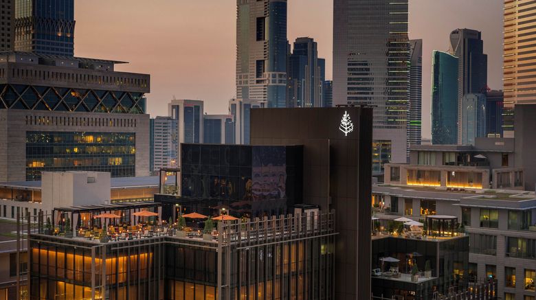 <b>Four Seasons Hotel DIFC Exterior</b>. Images powered by <a href=https://www.travelagewest.com/Hotels/Dubai/