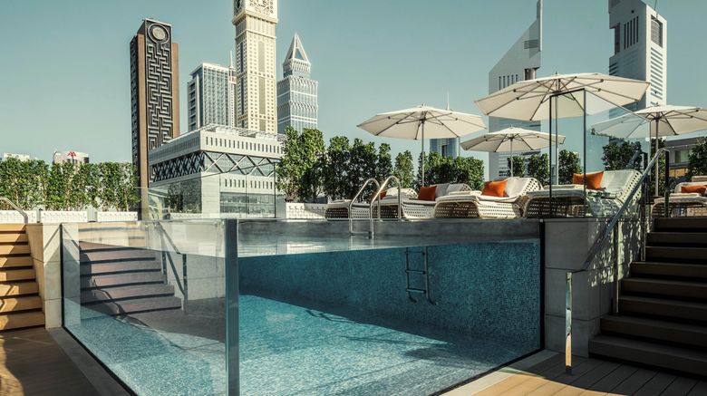 <b>Four Seasons Hotel DIFC Pool</b>. Images powered by <a href=https://www.travelagewest.com/Hotels/Dubai/