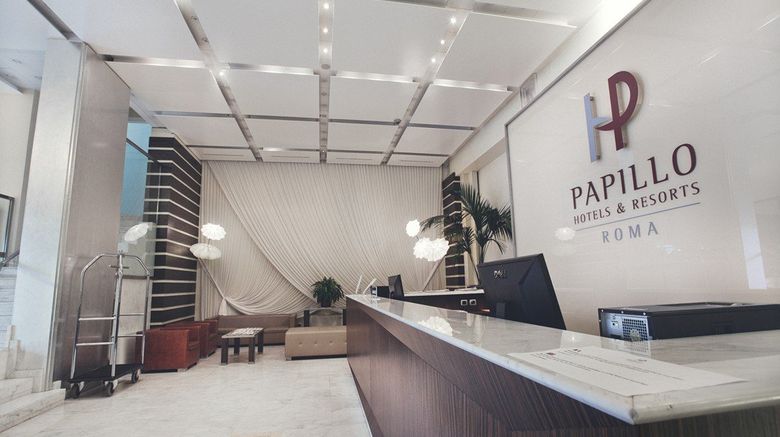 <b>Papillo Hotel Roma Lobby</b>. Images powered by <a href="https://www.leonardoworldwide.com/" title="Leonardo Worldwide" target="_blank">Leonardo</a>.