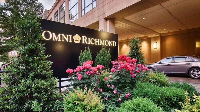 <b>Omni Richmond Hotel Exterior</b>. Images powered by <a href="https://www.leonardoworldwide.com/" title="Leonardo Worldwide" target="_blank">Leonardo</a>.