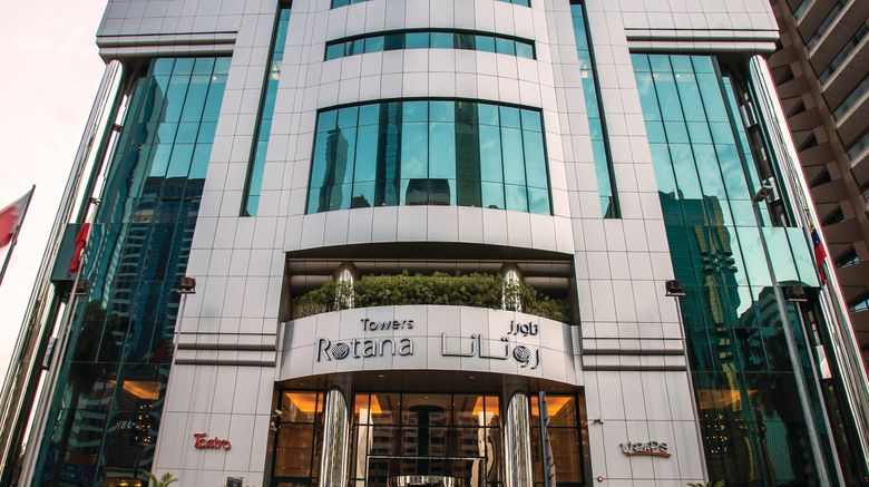<b>Towers Rotana Exterior</b>. Images powered by <a href="https://www.leonardoworldwide.com/" title="Leonardo Worldwide" target="_blank">Leonardo</a>.