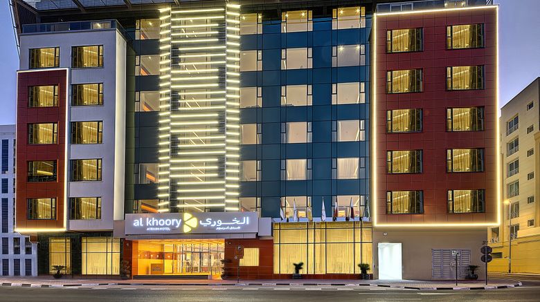 Al Khoory Atrium Hotel Exterior. Images powered by <a href="https://www.leonardoworldwide.com" target="_blank" rel="noopener">Leonardo</a>.