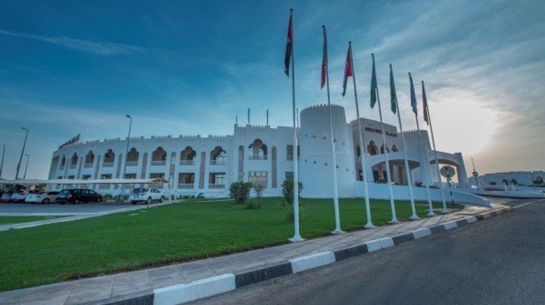 Liwa Hotel Exterior. Images powered by <a href="https://www.leonardoworldwide.com" target="_blank" rel="noopener">Leonardo</a>.