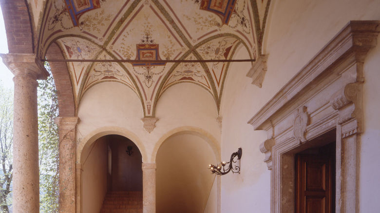 <b>Relais La Suvera Hotel Lobby</b>. Images powered by <a href=https://www.travelagewest.com/Hotels/Pievescola-Italy/