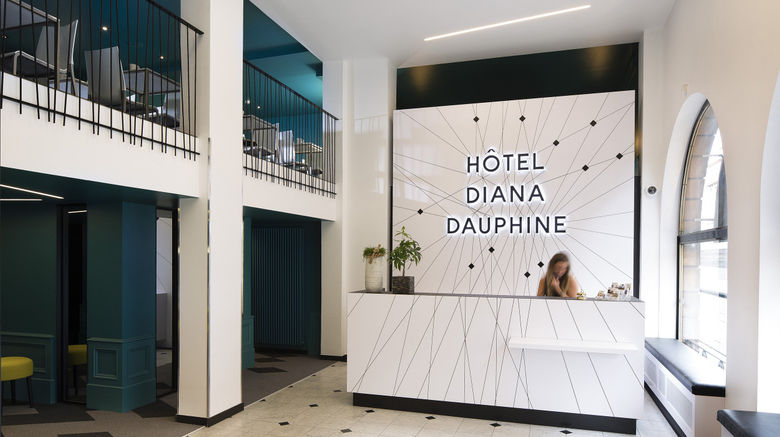 <b>Hotel Diana Dauphine Lobby</b>. Images powered by <a href="https://www.leonardoworldwide.com/" title="Leonardo Worldwide" target="_blank">Leonardo</a>.