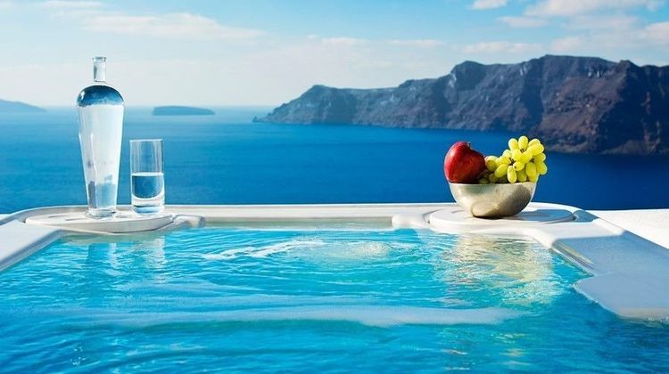 Art Maisons Aspaki and Oia Castle Hotel Pool