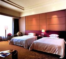 Golden Hotel Room