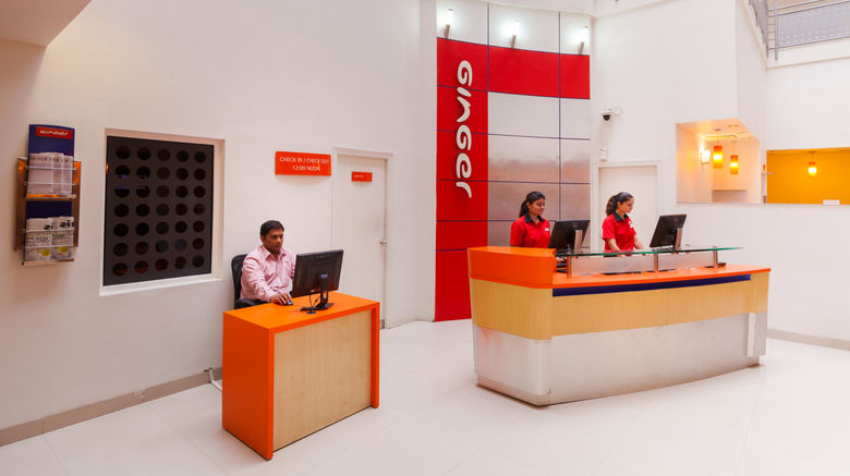 <b>Ginger Vadodara Lobby</b>. Images powered by <a href="https://www.leonardoworldwide.com/" title="Leonardo Worldwide" target="_blank">Leonardo</a>.