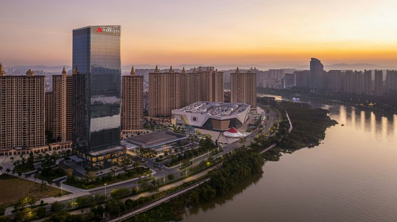 <b>Jieyang Marriott Hotel Exterior</b>. Images powered by <a href="https://www.leonardoworldwide.com/" title="Leonardo Worldwide" target="_blank">Leonardo</a>.
