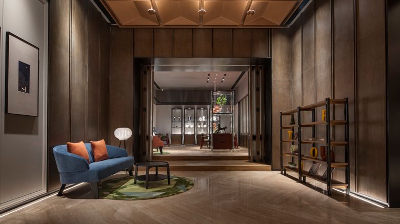 <b>Hampton Inn XIY Hi-Te Zone Zhangba Lobby</b>. Images powered by <a href="https://www.leonardoworldwide.com/" title="Leonardo Worldwide" target="_blank">Leonardo</a>.