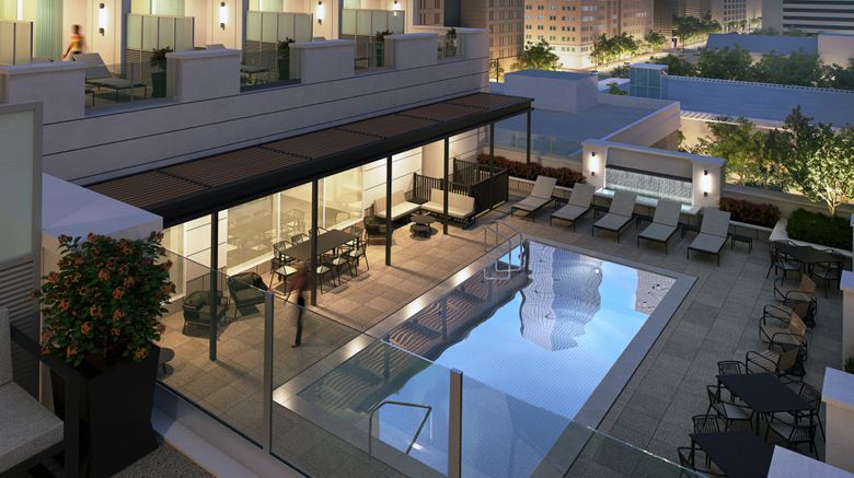 <b>Holiday Inn Express Houston Downtown Pool</b>. Images powered by <a href="https://www.leonardoworldwide.com/" title="Leonardo Worldwide" target="_blank">Leonardo</a>.