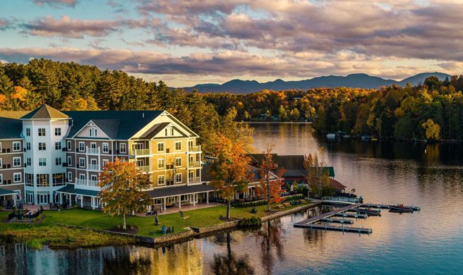 voco Saranac Lake NY Waterfront Exterior