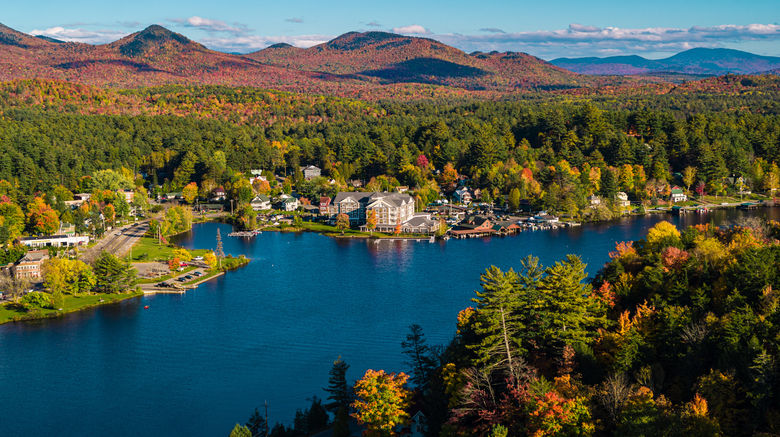 <b>voco Saranac Lake NY Waterfront Exterior</b>. Images powered by <a href="https://www.leonardoworldwide.com/" title="Leonardo Worldwide" target="_blank">Leonardo</a>.