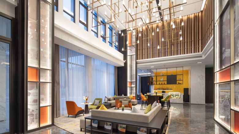 <b>Hampton Hilton Langfang City Center Lobby</b>. Images powered by <a href="https://www.leonardoworldwide.com/" title="Leonardo Worldwide" target="_blank">Leonardo</a>.