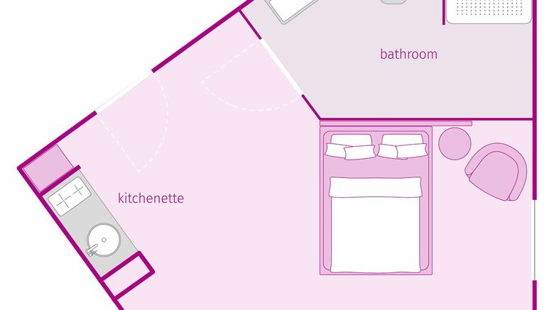 <b>smartments Frankfurt City-Ost Room</b>. Images powered by <a href="https://www.leonardoworldwide.com/" title="Leonardo Worldwide" target="_blank">Leonardo</a>.